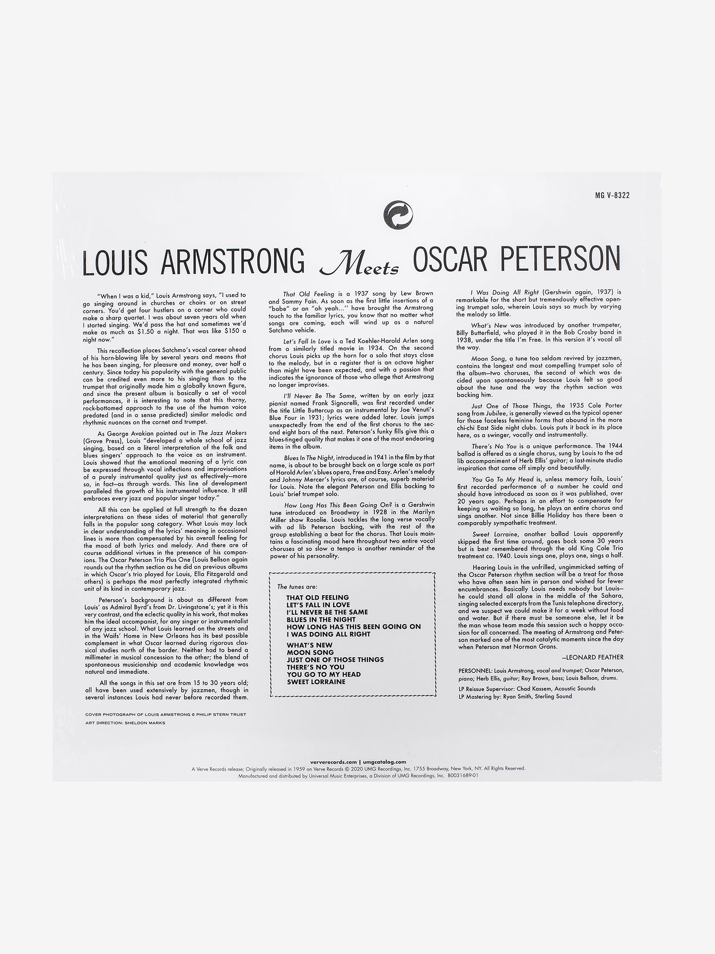 Disco de Vinil Louis Armstrong & Oscar Peterson - Louis Armstrong Meets Oscar Peterson