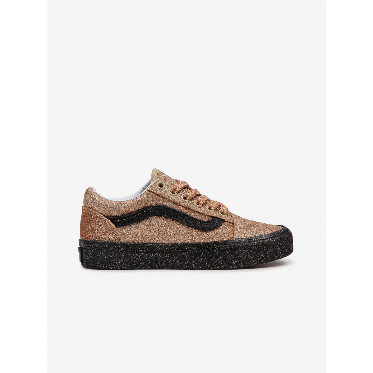 Vans sales glitter bronze