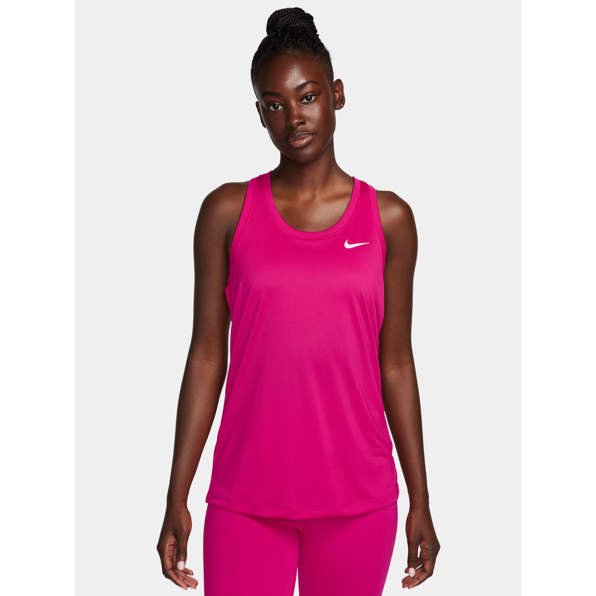 Pink top nike tank