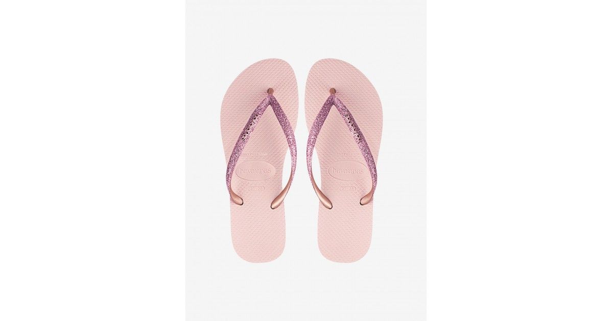 havaianas glitter flip flops