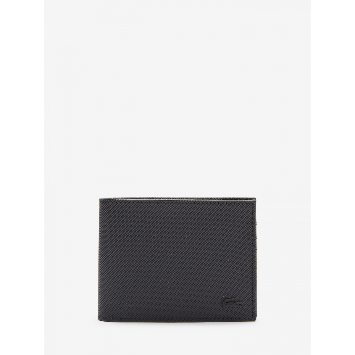 Lacoste Men's Monogram Print Small Zip Wallet