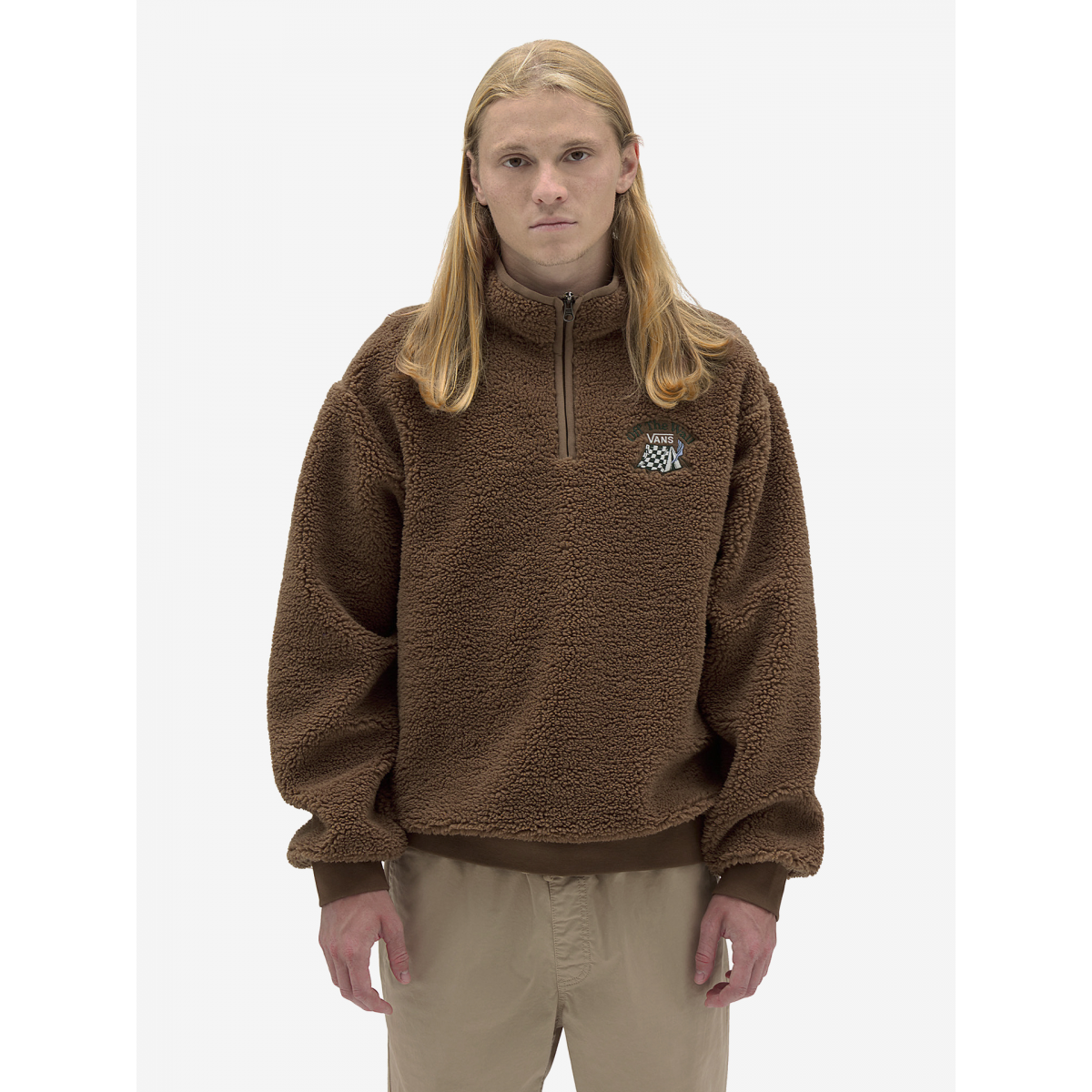 Vans best sale quarter zip