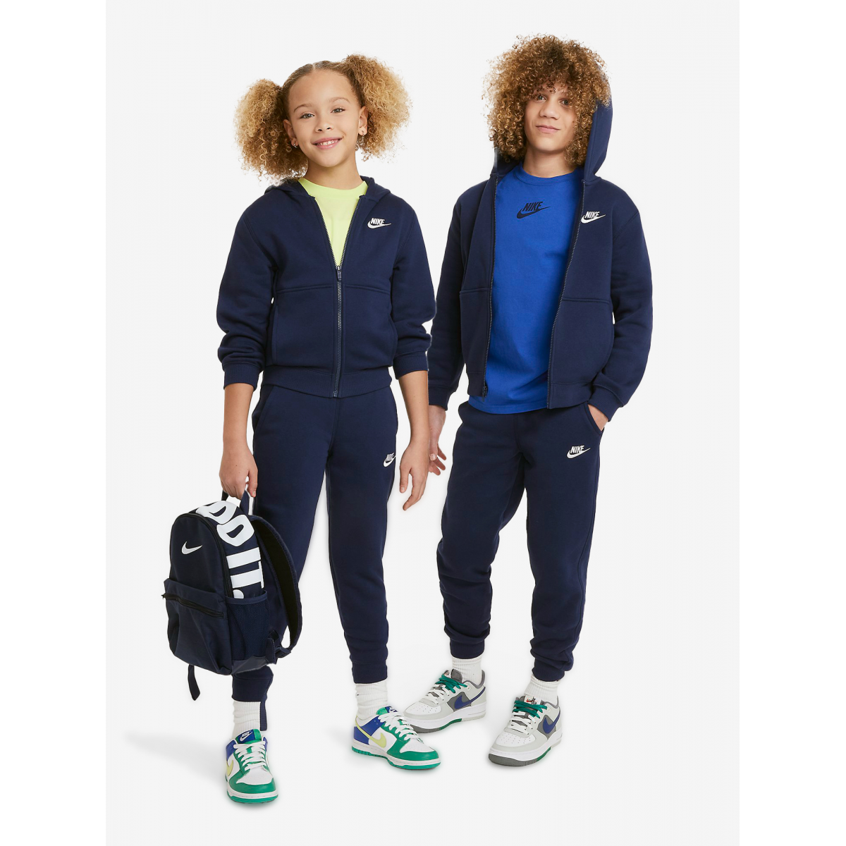 Nike fleece tracksuit junior on sale