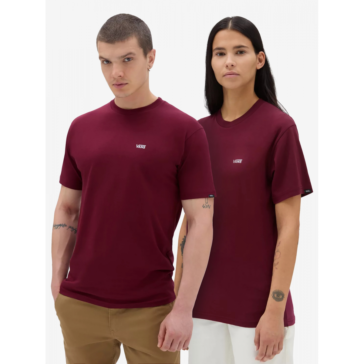 Burgundy vans hotsell t shirt